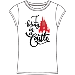 Junior Fashion Top Princess in a Castle, White