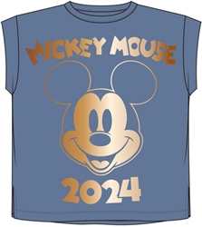 Junior Fashion Muscle Top 2024 Mickey, Blue