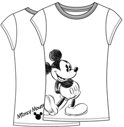 Junior Top Mickey Sketch, White