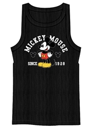 Junior Tank Mickey Mouse Sport, Black