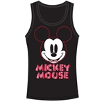 Junior Tank Top Smile Mickey, Black Red