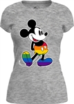 Junior Pride Mickey Fashion Top, Gray