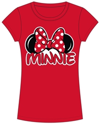 Junior Minnie Family Tee, Red