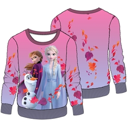 Girls Frozen II On a Journey Elsa Anna Olaf Woobie Pullover, Multi Colored