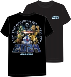 Plus Tee 2024 Star Wars Be With You, Black