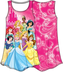 Youth Great Fun Princess Ariel, Snow, Cinderella Tiana Jasmine & More Sublimated Dress