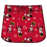 Youth Fashion Skort Brush Minnie All Over, Red