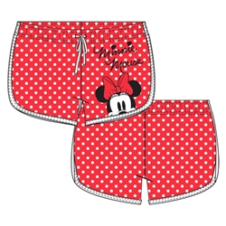 Youth Minnie Peeking Short, Polka Dot