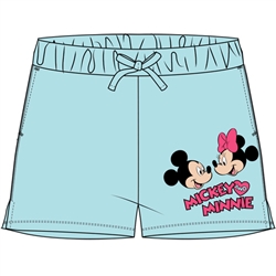 Youth Shorts Mickey Minnie Lovebirds, Blue Aqua
