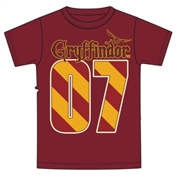 Youth Unisex T Shirt Harry Potter Gryffindor MVP, Red