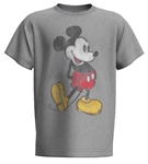 Youth Vintage Mickey Tee, Gray