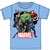 Youth Boys T-Shirt Marvel Avengers Group Hulk, Captain america, Iron Man, Thor, Black Widow, Blue