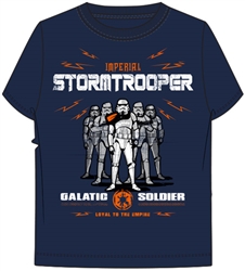 Youth Star Wars 5 Storm Troopers Tee, Navy
