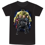 Youth Boys Tee Marvel Strong Group, Black (Namedrop Required)