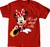 Girls T-Shirt All About Me Minnie, Red