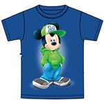 Youth Basic Tee Mickey Attitude, Royal Blue