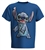 Youth Stitch Watercolor Tee, Royal Blue