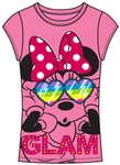 Girls Fashion Top Minnie Mouse Miss Glam, Shocking Pink