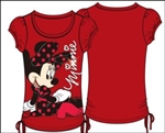 Youth Girls Fashion Top Side Tie On the Ground Minnie, Red