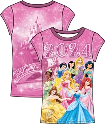 Youth Fashion Top 2024 Princess Group Cinderella, Belle, Jasmine, & More