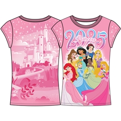 Youth Sublimated Top 2025 Princess Group, Pink