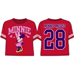 Youth Hockey Tee Minnie Sports 28, Red