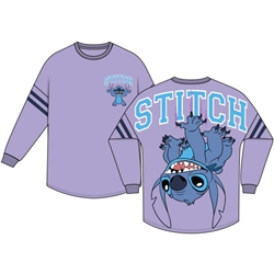 Youth Long Sleeve Pullover Stitch, Blue Purple