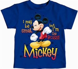 Toddler Boys T Shirt Boss Mickey, Royal