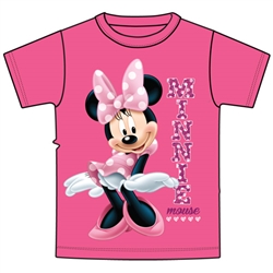 Toddler Girls T-Shirt Sassy Minnie, Pink