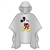 Youth Classic Mickey Standing Poncho (No Namedrop)