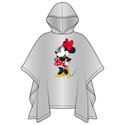 Youth Classic Minnie Standing Poncho (No Namedrop)