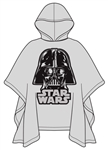Youth Poncho Raincoat Star Wars Darth Vader, Clear