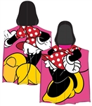 Hooded Beach Towel Minnie Pose