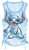 Youth Tank Stitch Big Character, Blue