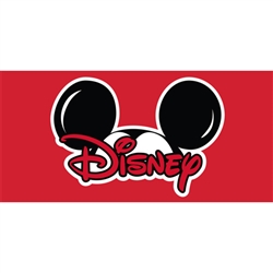Disney Mickey Head Beach Towel