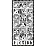 Minnie Daisy Beach Towel (Florida Namedrop)