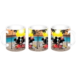 11oz Sunset Mickey Minnie Mug