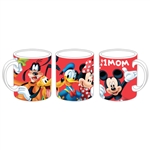 Disney 11oz Coffee Mug Big Heart Minnie, Red