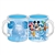 11oz Mug 2024 Six Pack Mickey Minnie Donald Goofy Pluto, Blue White