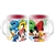 14oz Relief Mug 2024 Numbers Above Mickey Minnie Donald Goofy Pluto, White Red