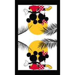 Kitchen Towel Single Mickey Minnie Sunset, Multi (Kitchen Towel Only)