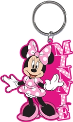 Standing Minnie Lasercut Keychain