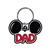 Dad Fan Lasercut Keychain