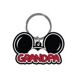 Grandpa Fan Lasercut Keychain