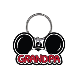 Grandpa Fan Lasercut Keychain