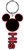 "His" Mickey Icon Lasercut Keychain