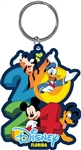 Laser Keychain 2024 Hangout Mickey Pluto Donald Goofy, Florida Namedrop