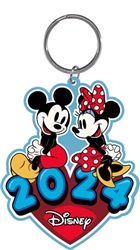 Laser Keychain 2024 Mouse Love Mickey Minnie