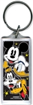 Heads Up Mickey Donald Goofy Pluto Lucite Keychain