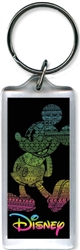 Mickey Weaving Lucite Keychain